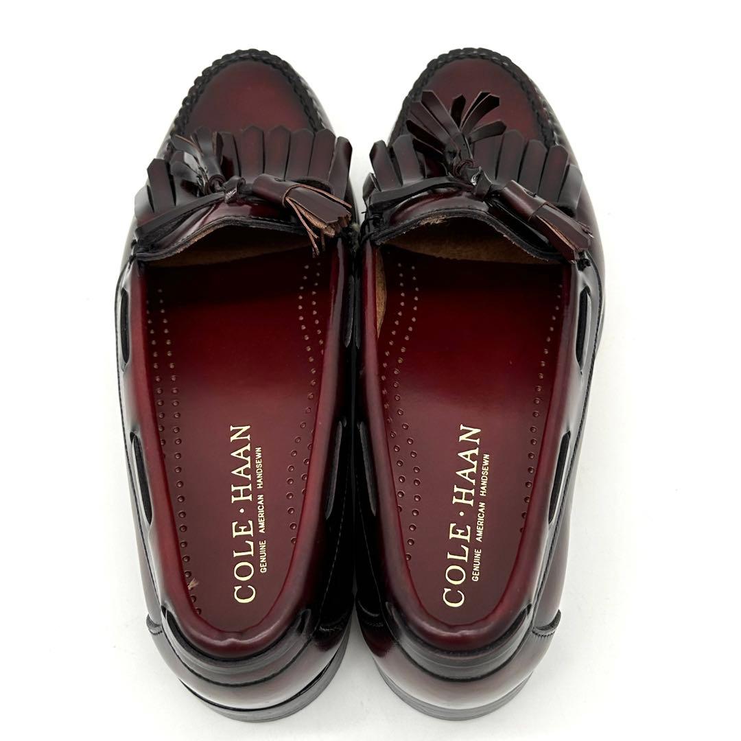 美品）COLEHAAN コールハーン【25cm】キルト タッセル ローファー