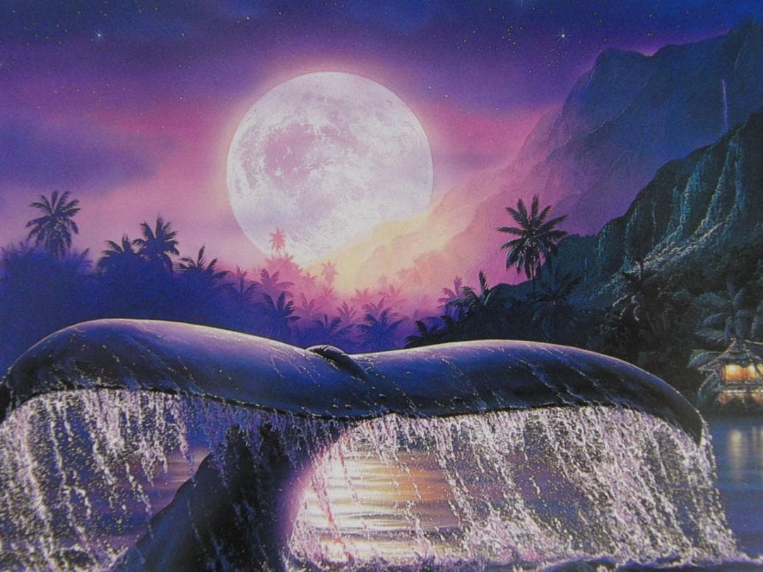 クリスチャン・ラッセン、【エシャント ミステリー】、希少な額装用