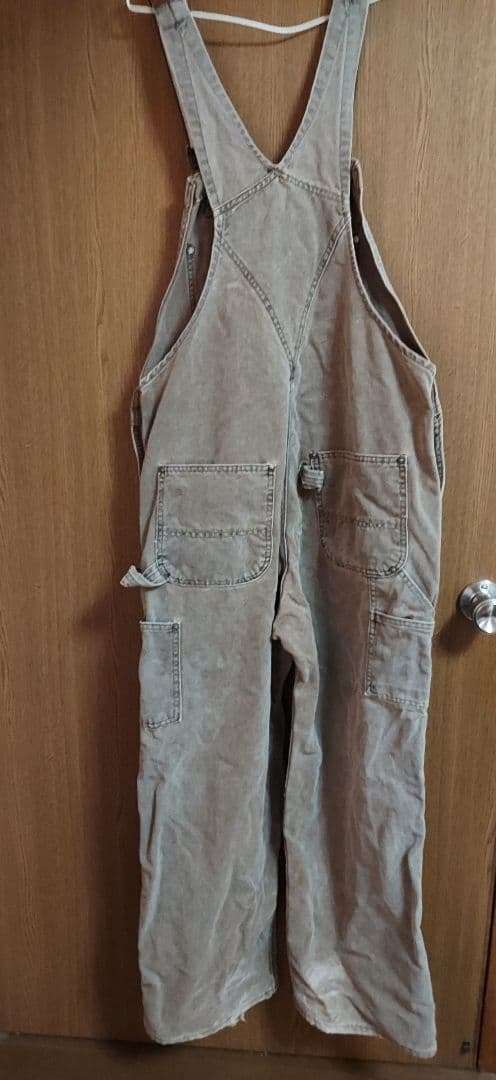 夏休みセール♪ 小さめ Carhartt ヴィンテージ ツナギ ブラウン 茶色