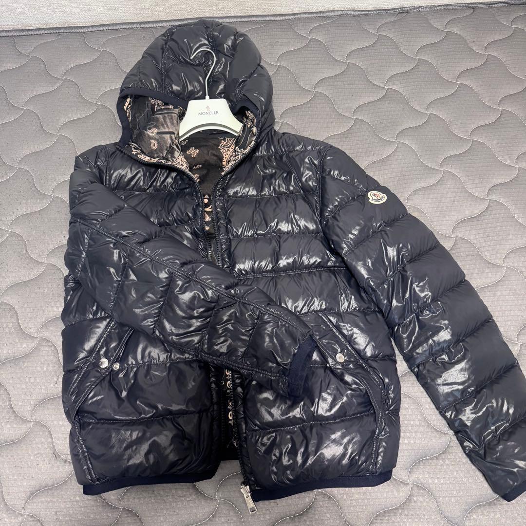 美品 モンクレール ペイズリー リバーシブル 2 ゴールデンサイズ