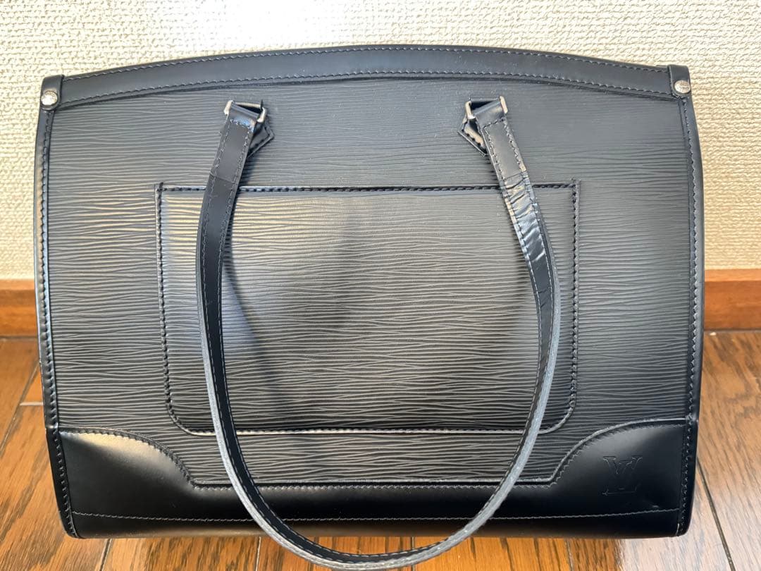 Louis Vuitton エピレザー トートバッグ ブラック LOUIS VUITTON ルイヴィトン デュプレックス エピ トートバッグ