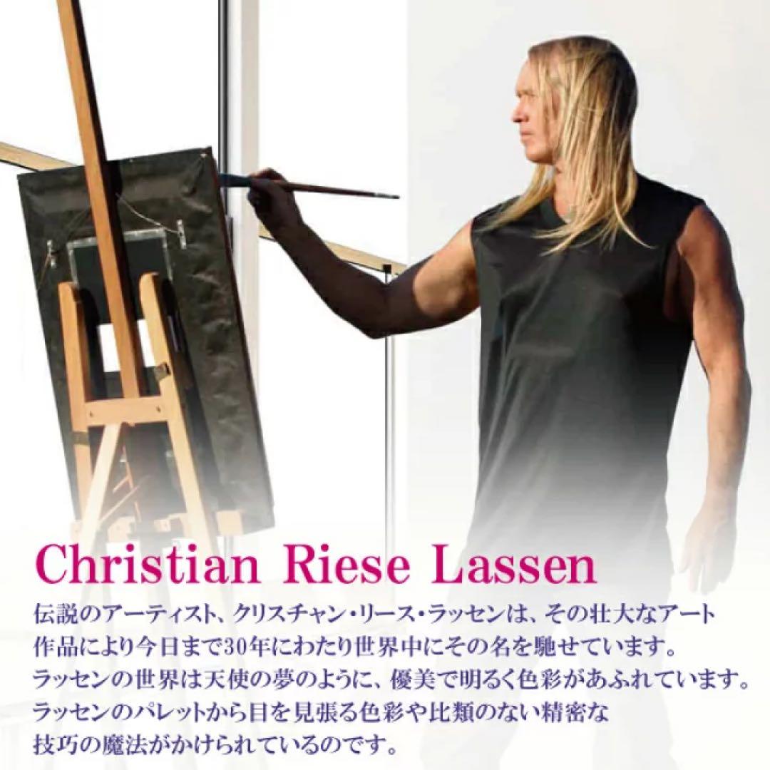 ラッセン ロマンスオブザシー 夕日 サンセット クジラ 風景 版画 額