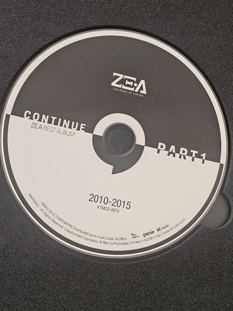 ZE:A BEST ALBUM CONTINUE 2010-2015 - K-POP・アジアオンライン