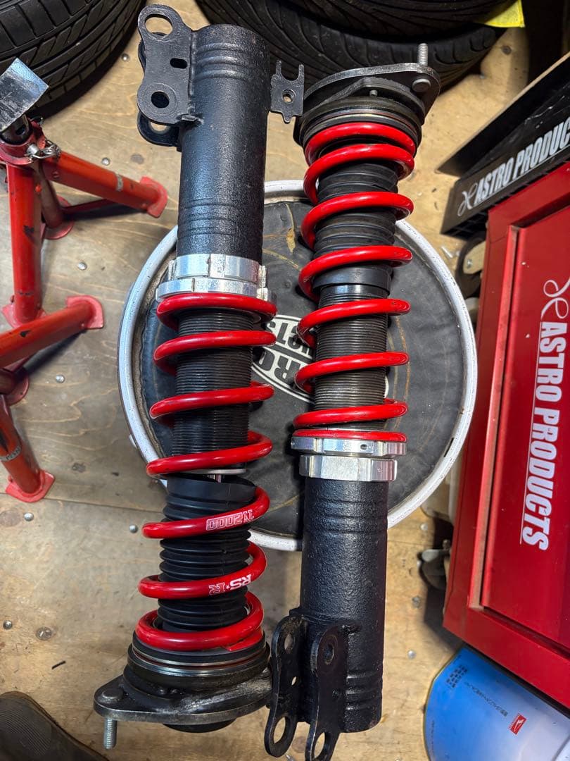 RS-R ベイシックHE21S ラパン サスペンションキット　固着なし　送料込み ラパン HE21S 1型 リア車高調 補強パーツ 走り屋キット リアピラーバー