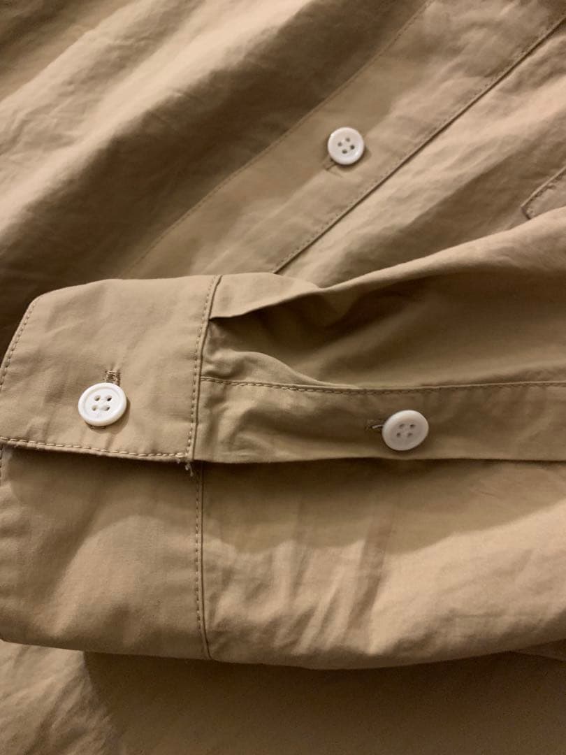 お値下げ TOUJOURS ベージュ 長袖シャツ ブラウス 1 お値下げ