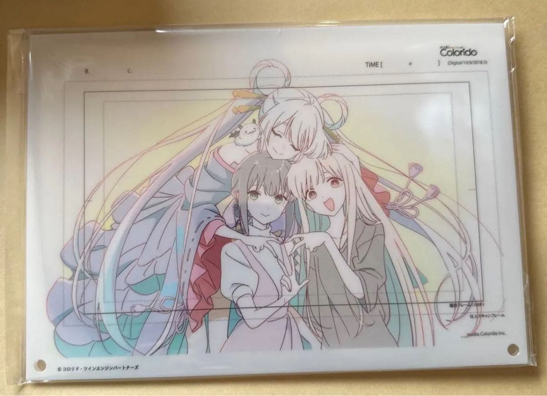 超かぐや姫！ ラフ原画 アクリルパネル 限定 ヤチヨ かぐや 彩葉