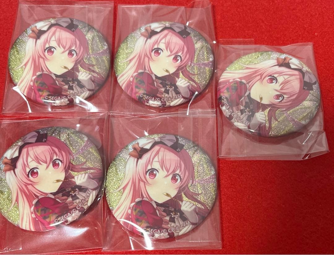 プロジェクトセカイ プロセカ 桃井愛莉 グリッター缶バッジ 16A 5個