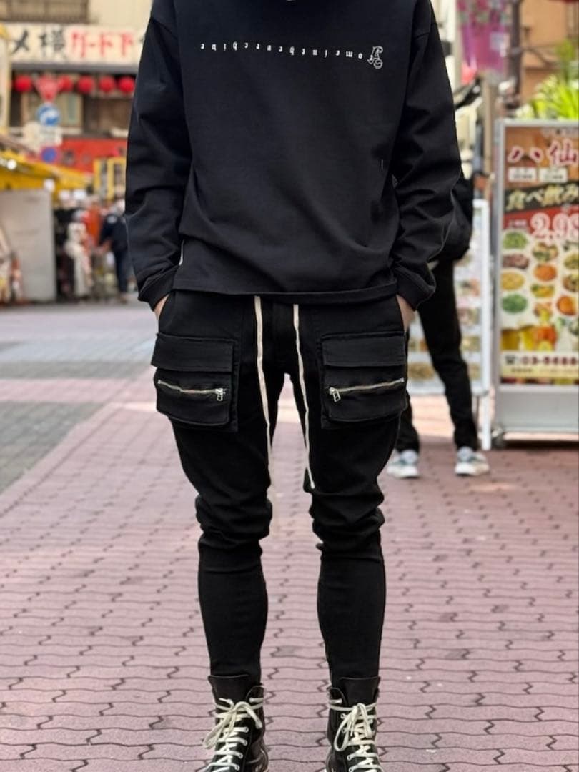 即日発送 』最安値 DANKE SCHON ブラック スキニーパンツ s - メルカリ