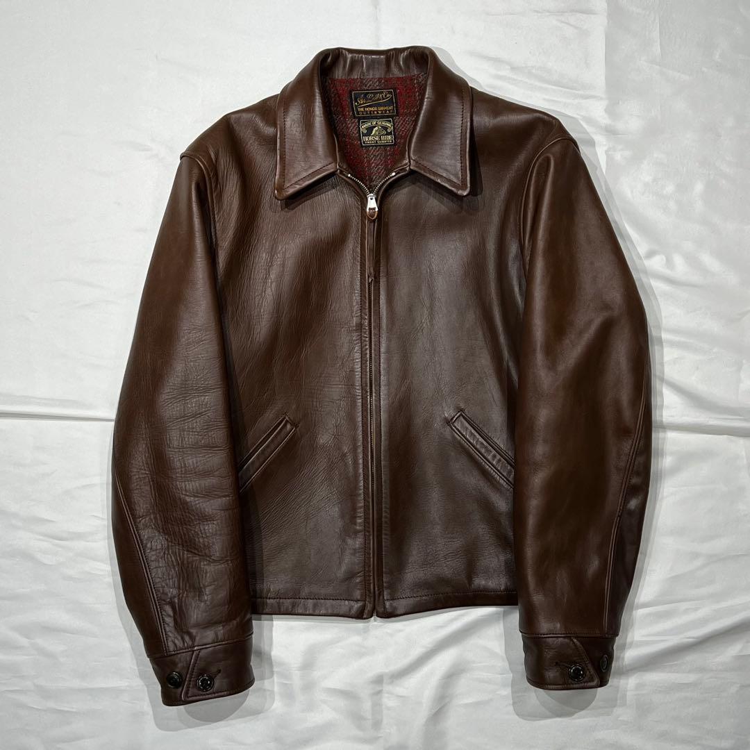 At Last&co. アットラスト スポーツジャケット レザージャケット 40