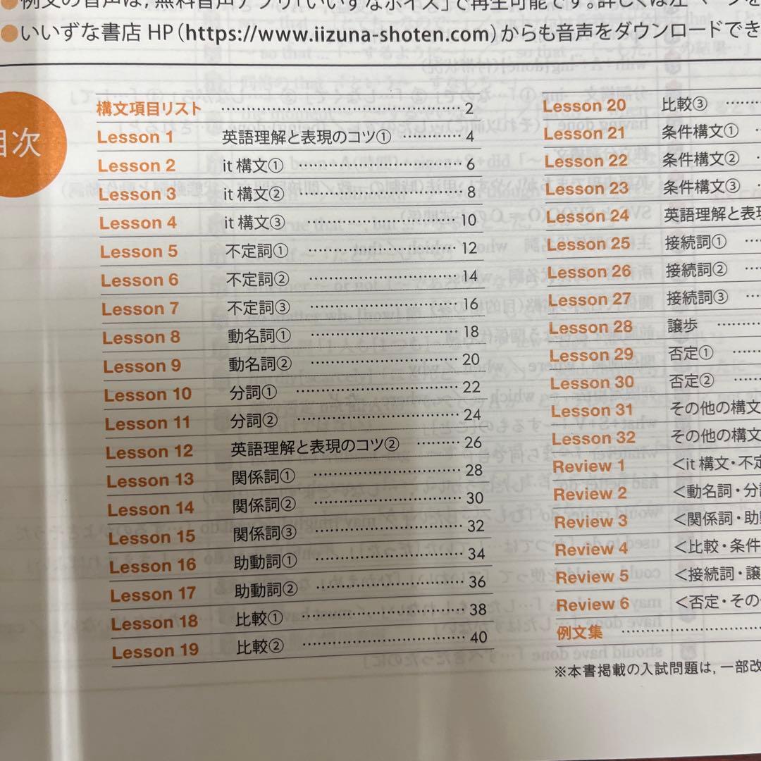 ☆英語構文ノート84☆いいずな☆解答付☆送料込☆高校英語☆入試問題