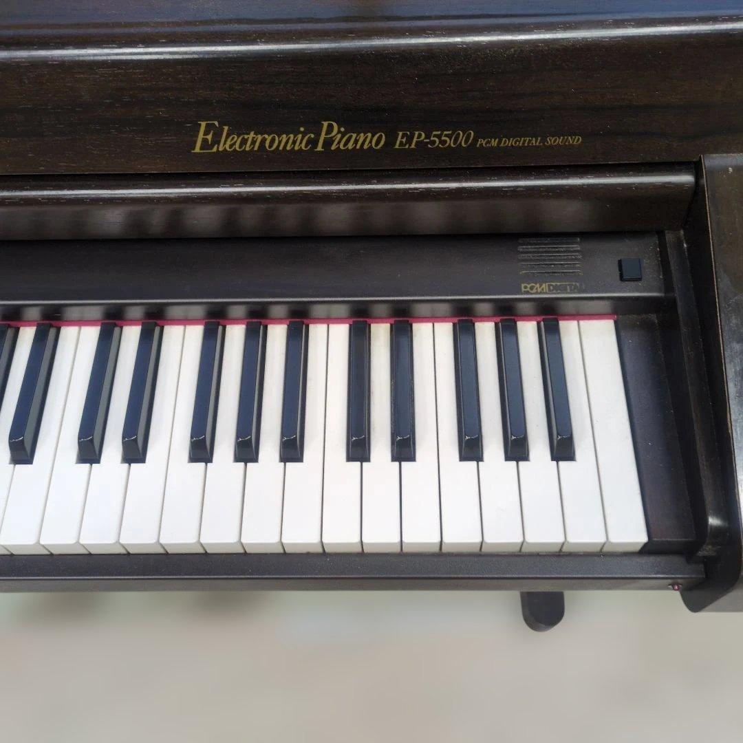 コロンビア ELEPIAN 電子ピアノ EP-5500 ダークブラウン - メルカリ