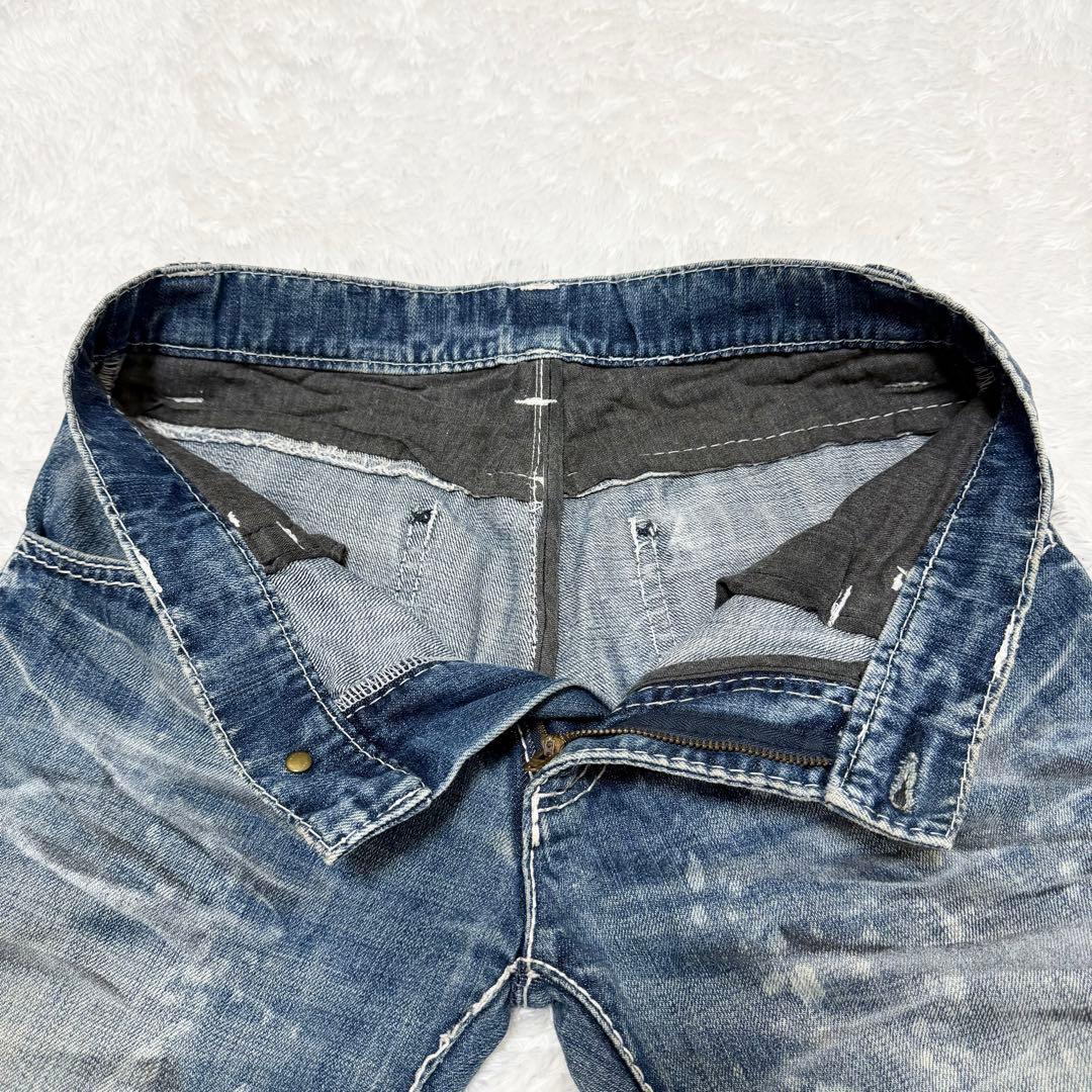 美品 BUFFALO BOBS 鬼ヒゲ バナナカット フレアデニム y2k 平成 - メルカリ