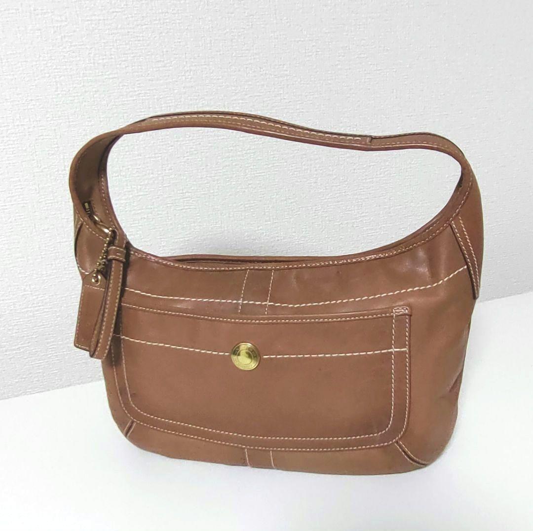 COACH コーチ レザー ショルダー ワンショルダー 肩掛け ターンロック