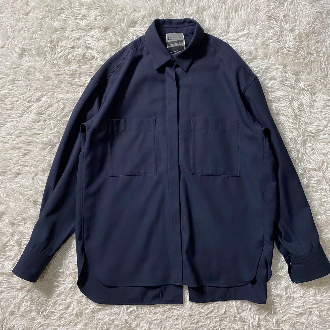 極美品】カオス 長袖シャツ オーバーサイズ リネン混 バックスリット