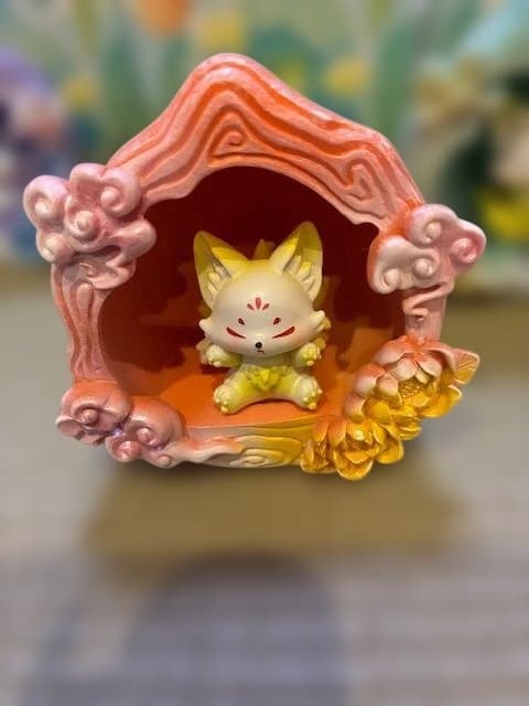 Borders様専 用九尾の狐 フィギュア 置物 幻想系 インテリア 開運 可