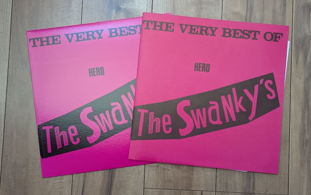THE SWANKYS VERY BEST 限定盤＆通常盤セット LP】SWANKYS / The Very Best of Hero The Swankys(限定盤ポスター