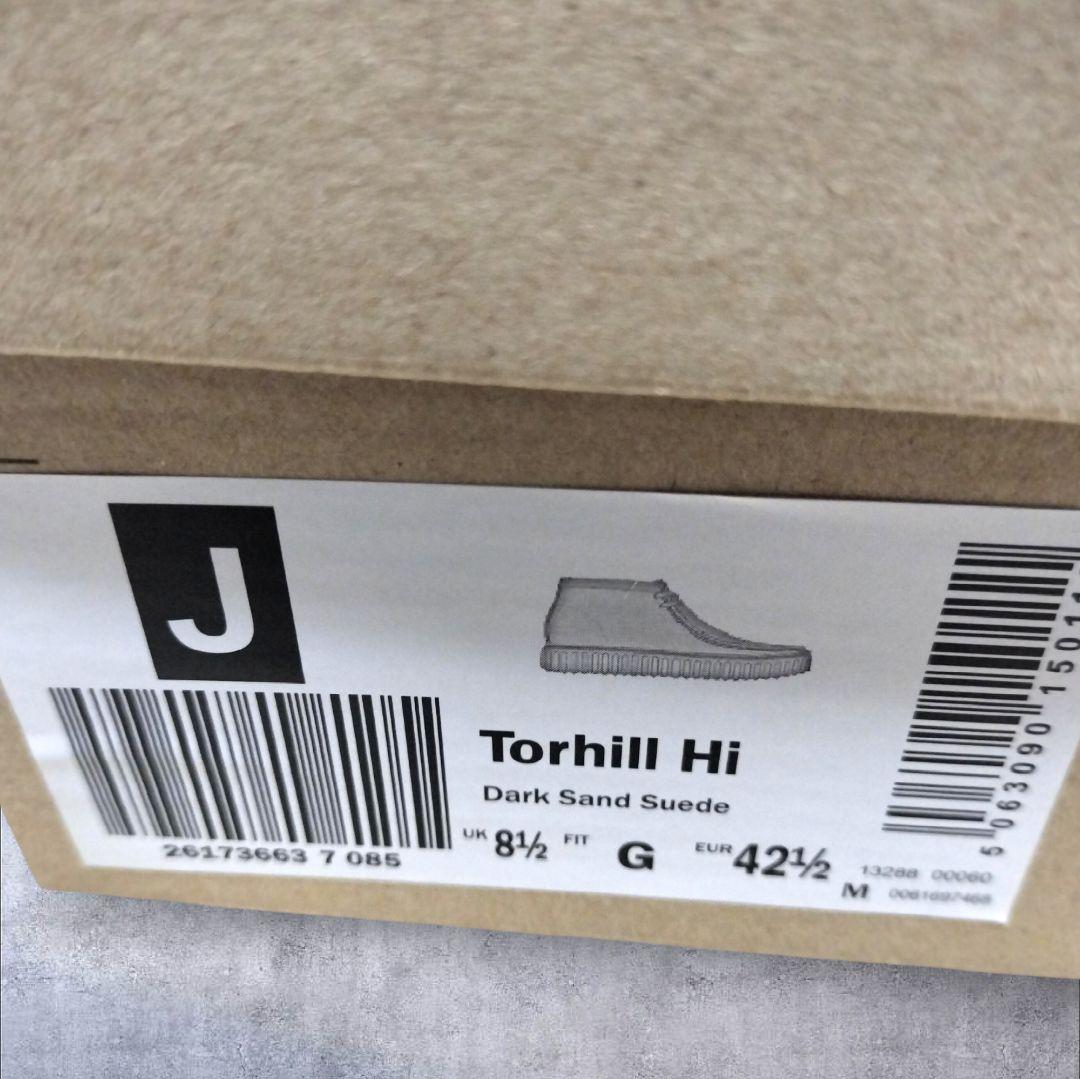 新品未使用 Clarks トーヒルハイ ダークサンドスエード 27.5cm