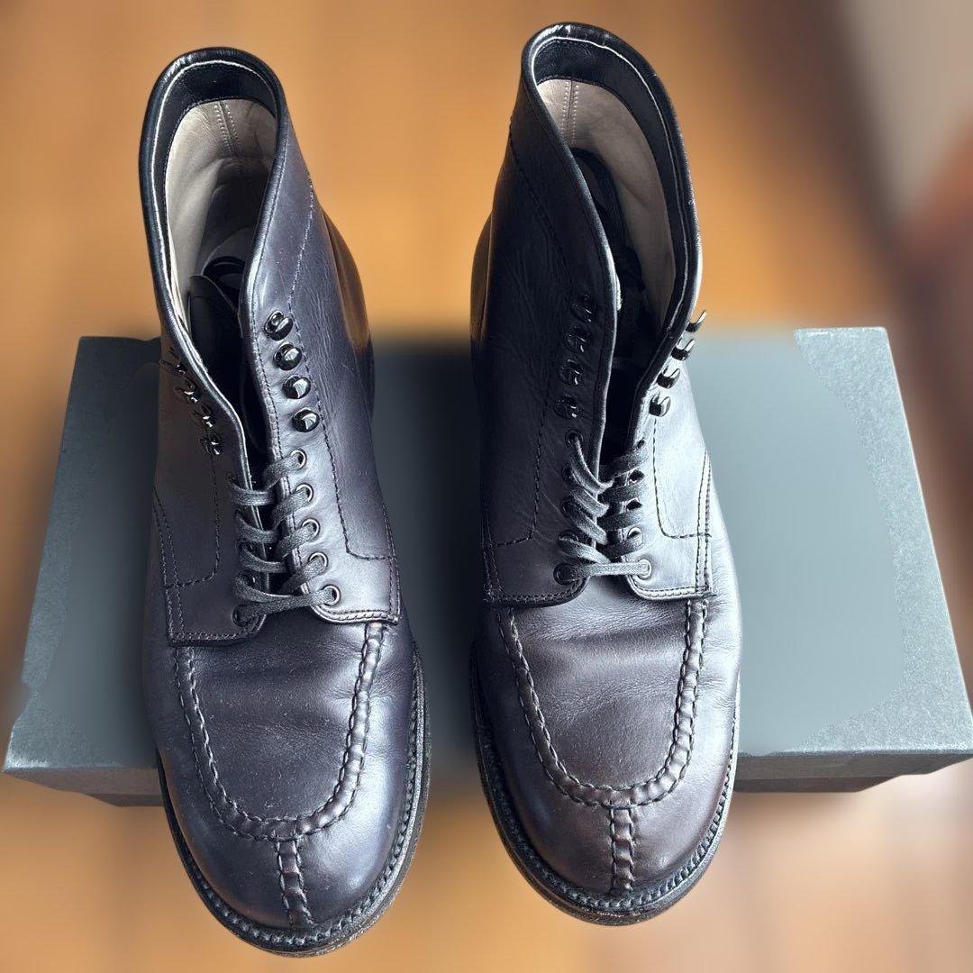 値下げAlden オールデンタンカーブーツクロムエクセルレザーN3811H 8D 中古・古着通販】Alden (オールデン) クロムエクセル タンカーブーツ