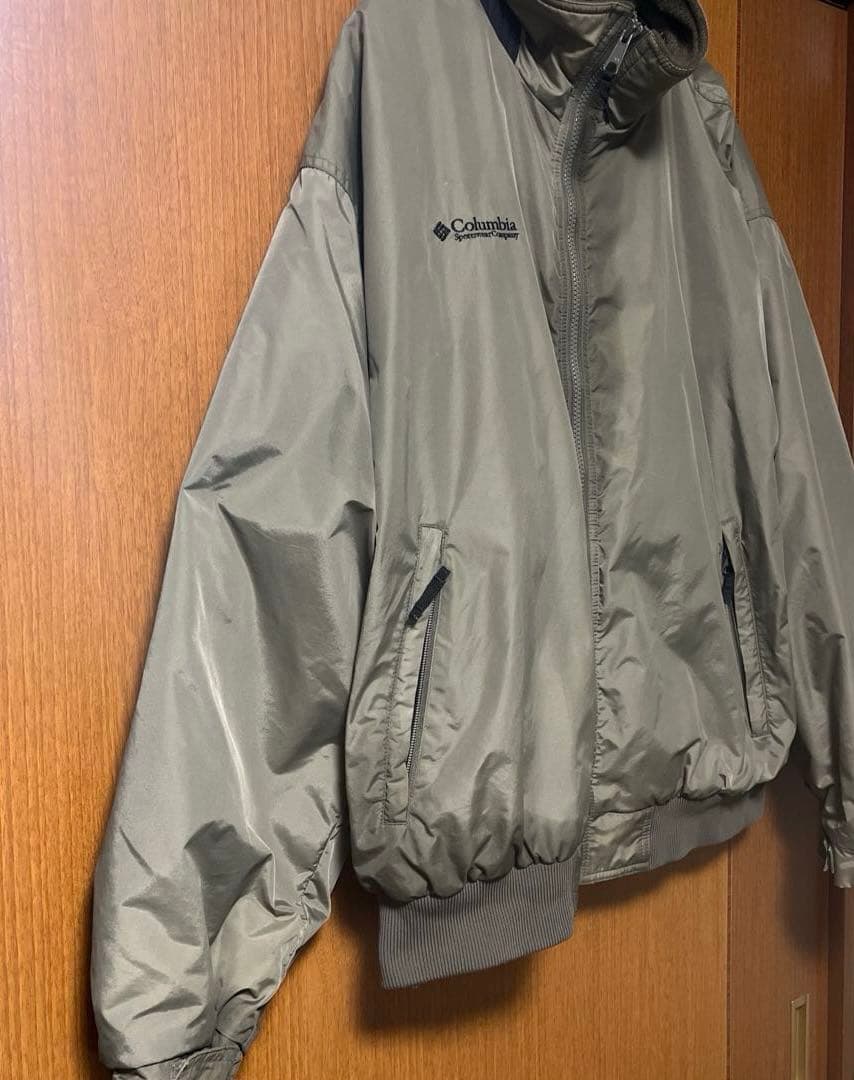 90s コロンビア ナイロン ジャケット 裏フリース ビッグサイズ Columbia