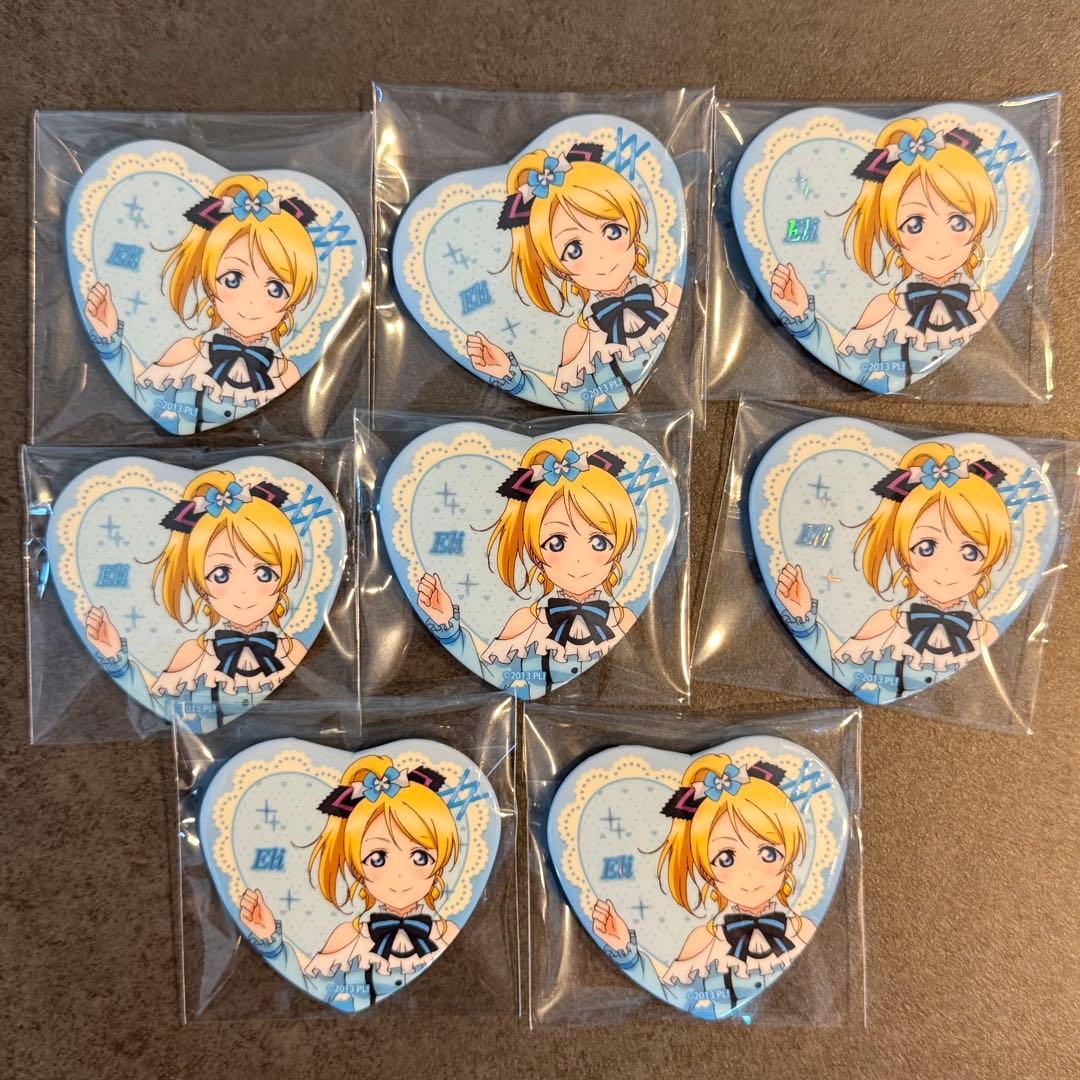 絢瀬絵里 ラブライブμ's 中国限定 キラセン トレーディングハート型缶