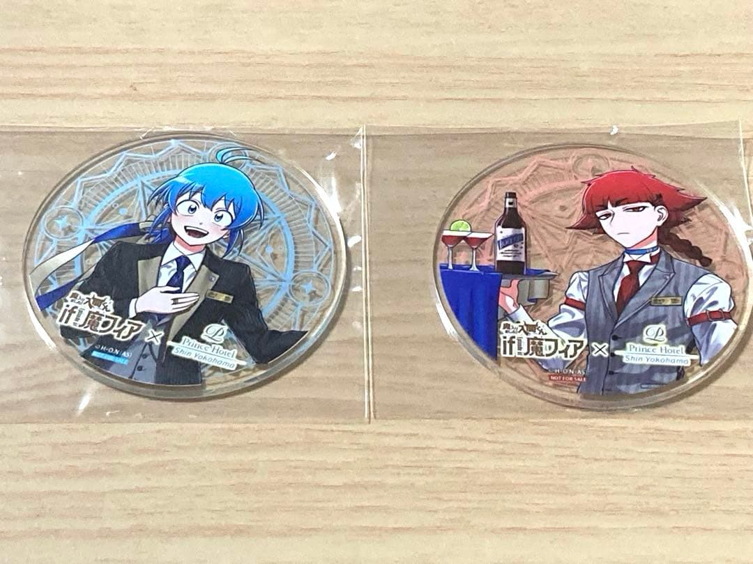 入間くん　魔フィア　アクリルコースター　イルマ　オペラ　２種セット　非売品 入間くん 魔フィア アクリルコースター イルマ オペラ 2種セット