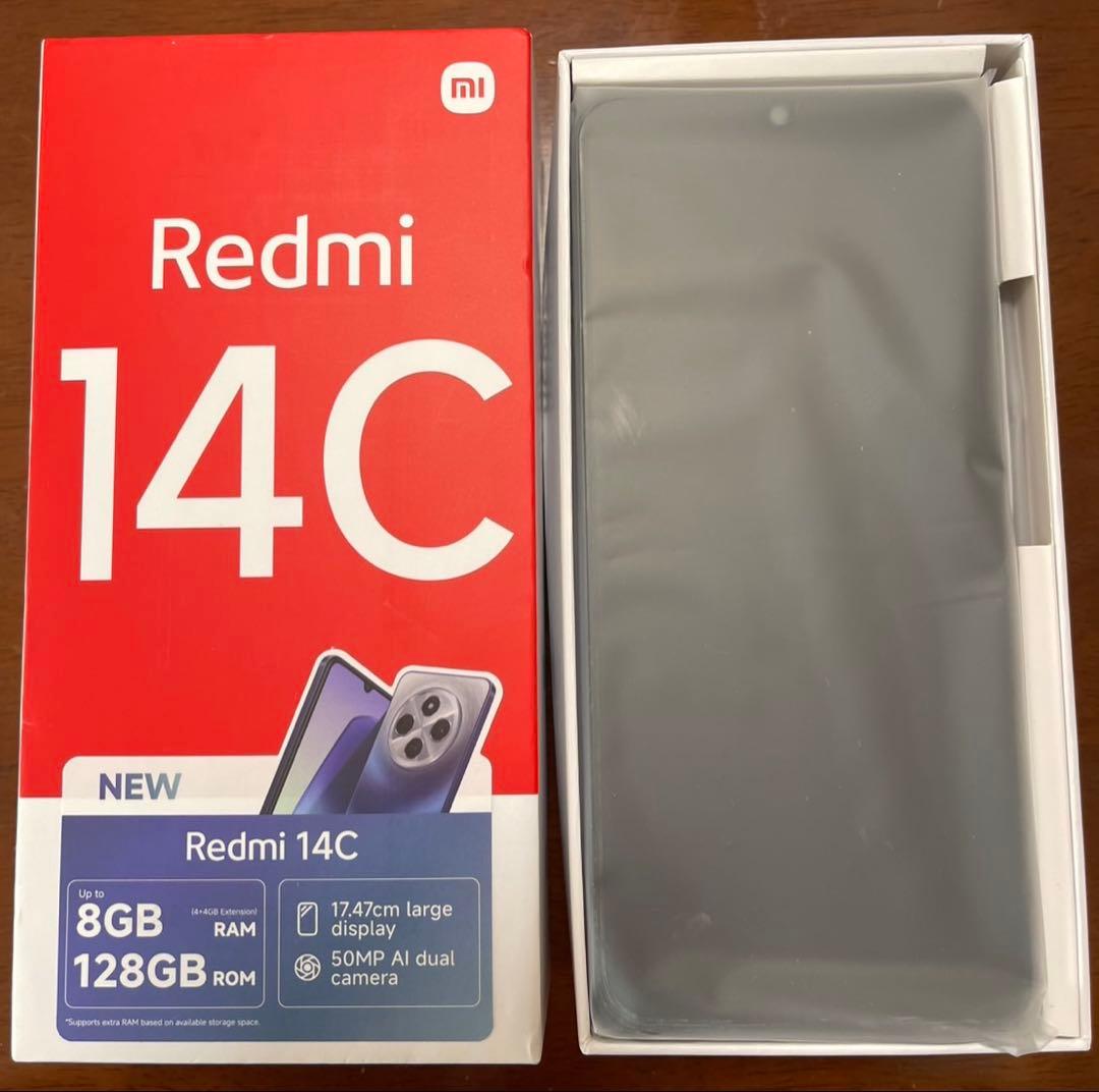【新品箱なし】Redmi 14C 4GB/128GB スターリーブルー Redmi 14C スターリーブルー【RAM4GB/ROM128GB 国内版SIMフリー】|中古