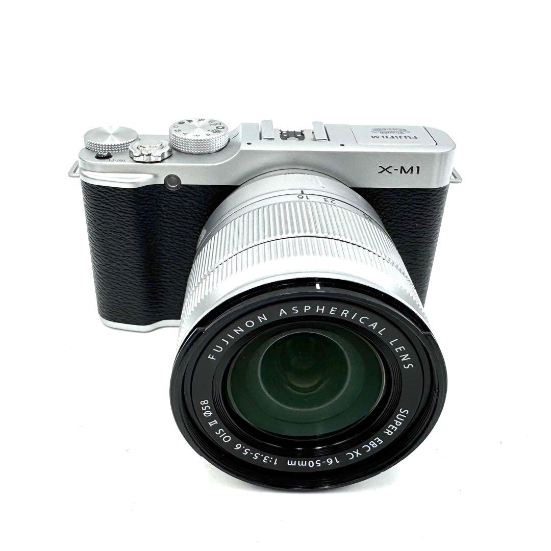 動作良好 FUJIFILM X-M1 シルバー XC 16-50mm OIS - メルカリ