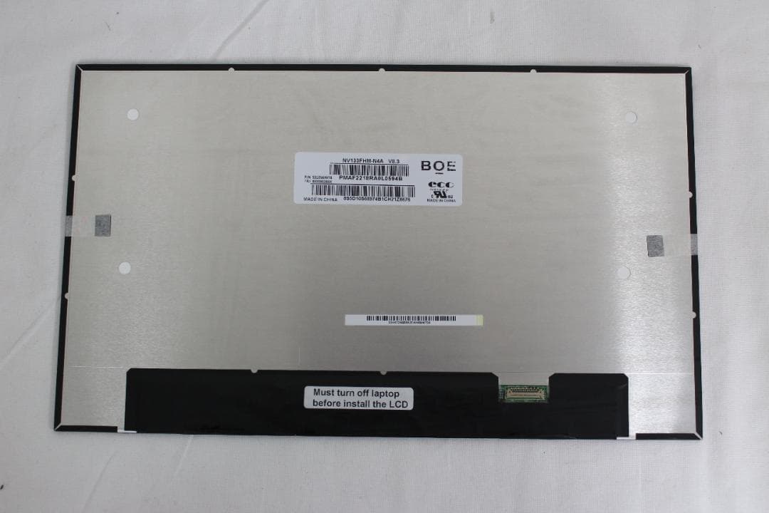 【新品・未使用】修理交換用 NV133FHM-N4A 液晶パネル 13.3 ② Amazon.co.jp: 対応修理交換用 NV133FHM-N4A 液晶パネル 1920X1080 FHD