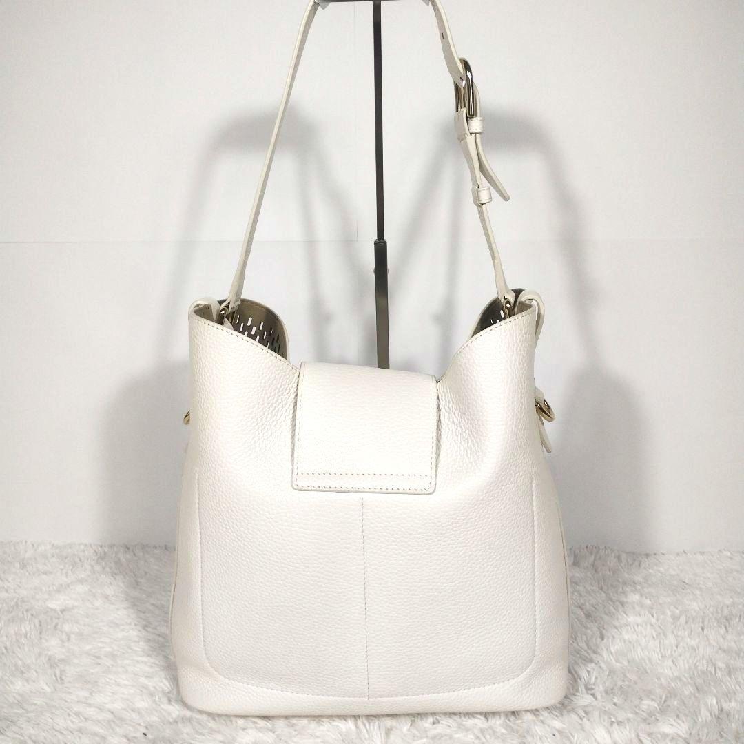 未使用級◎フルラ ネット M ホーボー ワンショルダー パンチングレザー