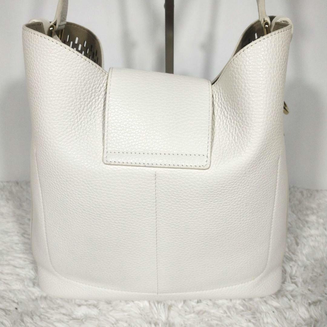 未使用級◎フルラ ネット M ホーボー ワンショルダー パンチングレザー