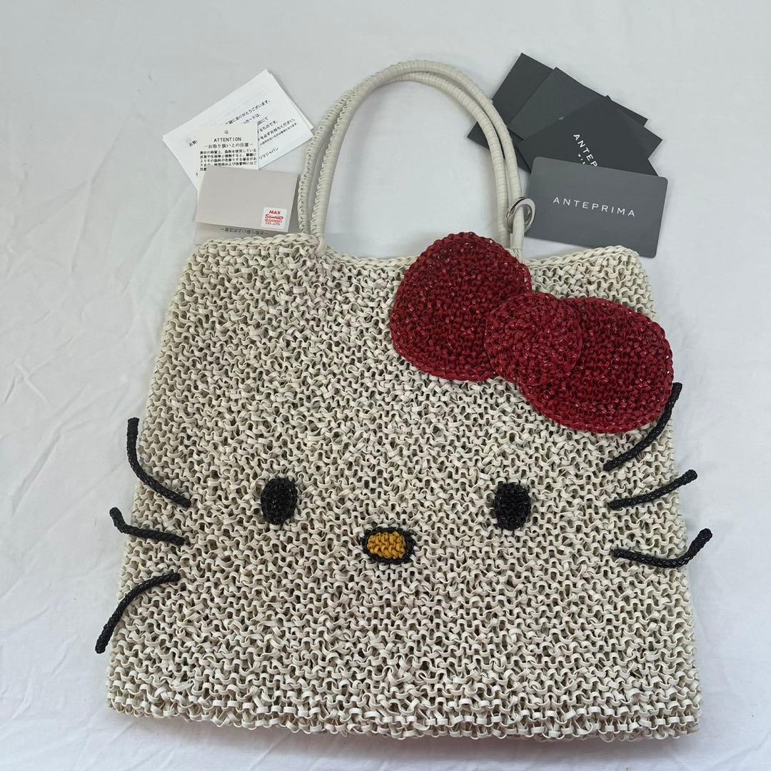 【1205A 2】【美品】ANTEPRIMA ハローキティ ハンドバッグ 1205A 2】【美品】ANTEPRIMA ハローキティ ハンドバッグ