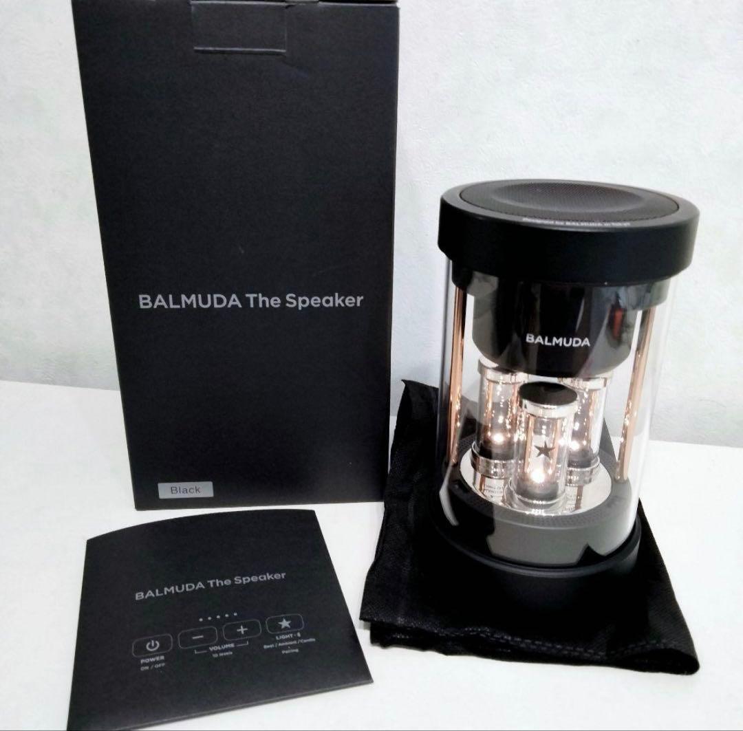 バルミューダ　BALMUDA　M01A-BK ワイヤレススピーカー 287 バルミューダ ワイヤレススピーカー ブラック M01A-BK: パソコン周辺