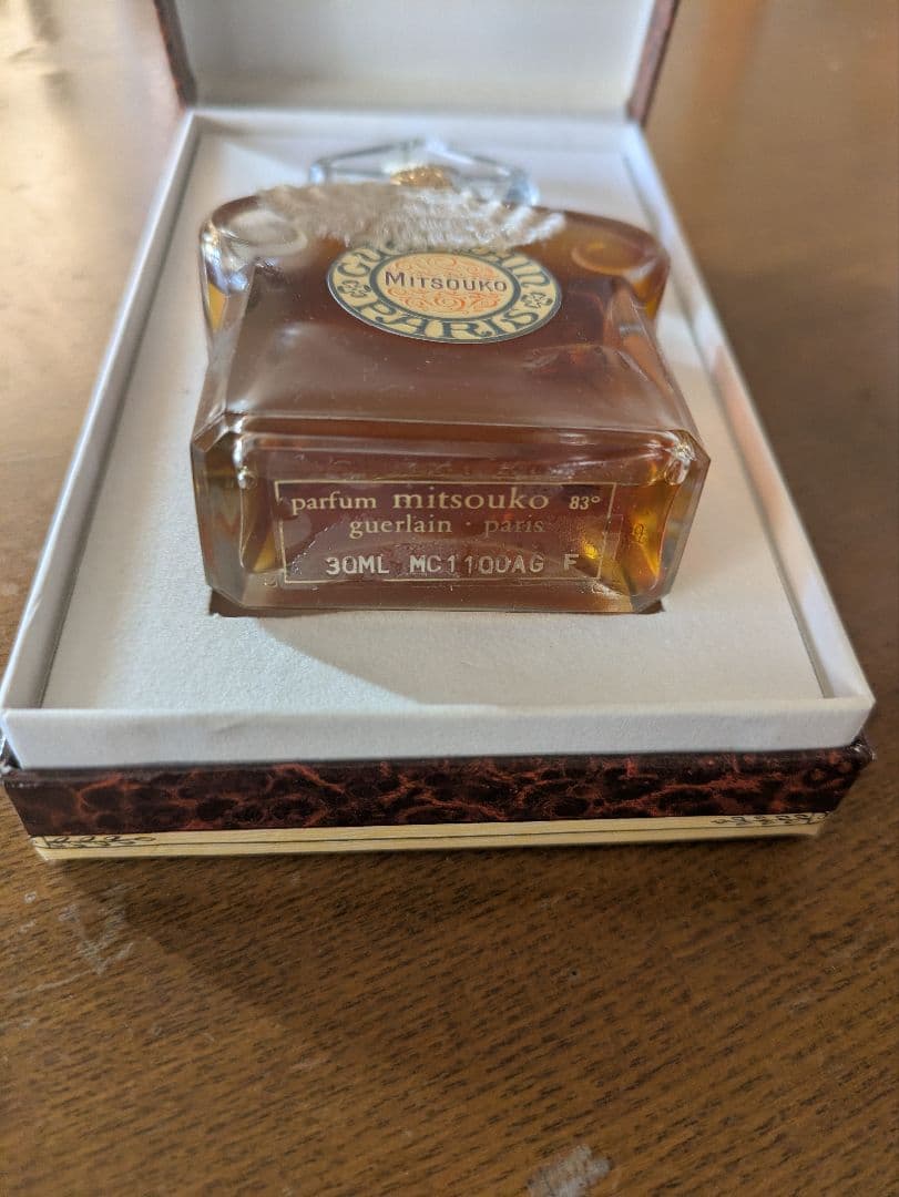 希少・ヴィンテージ】ゲラン ミツコ パルファム 30ml 扇ボトル 箱付き