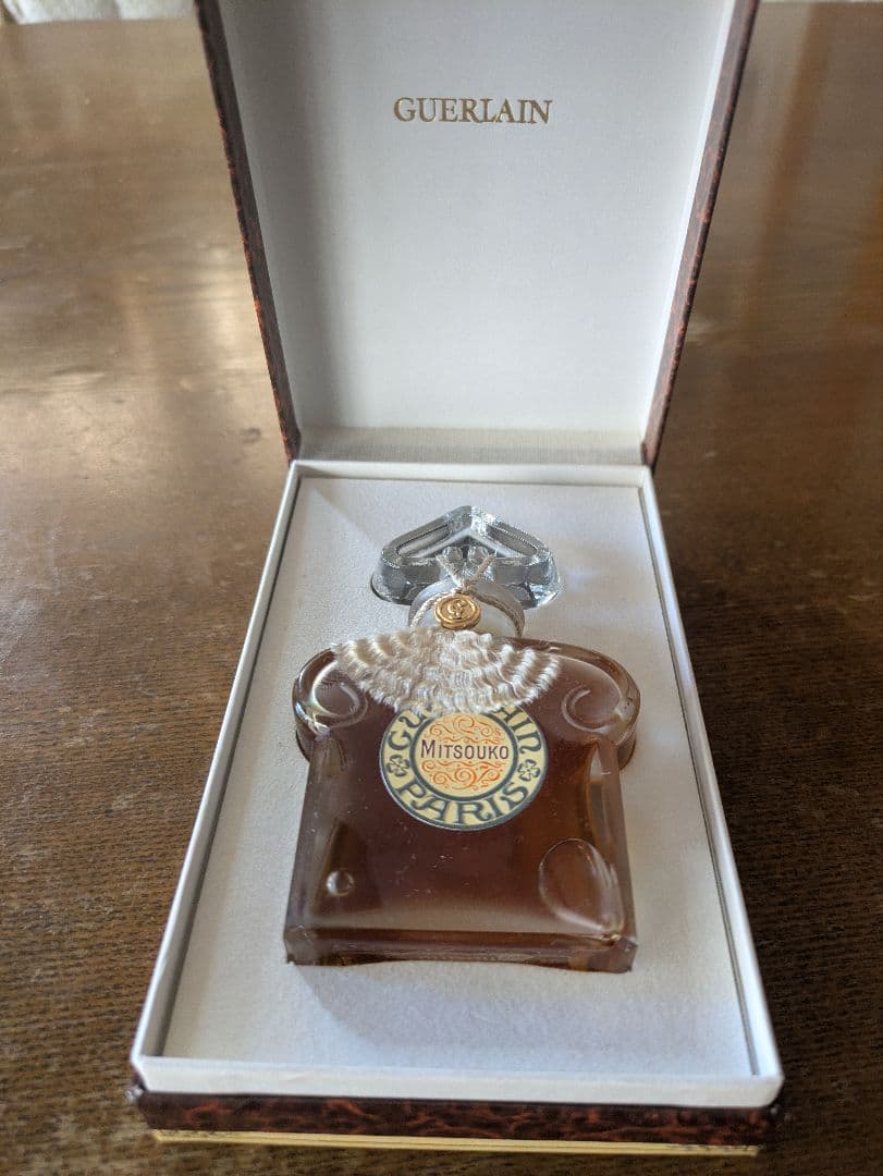 希少・ヴィンテージ】ゲラン ミツコ パルファム 30ml 扇ボトル 箱付き