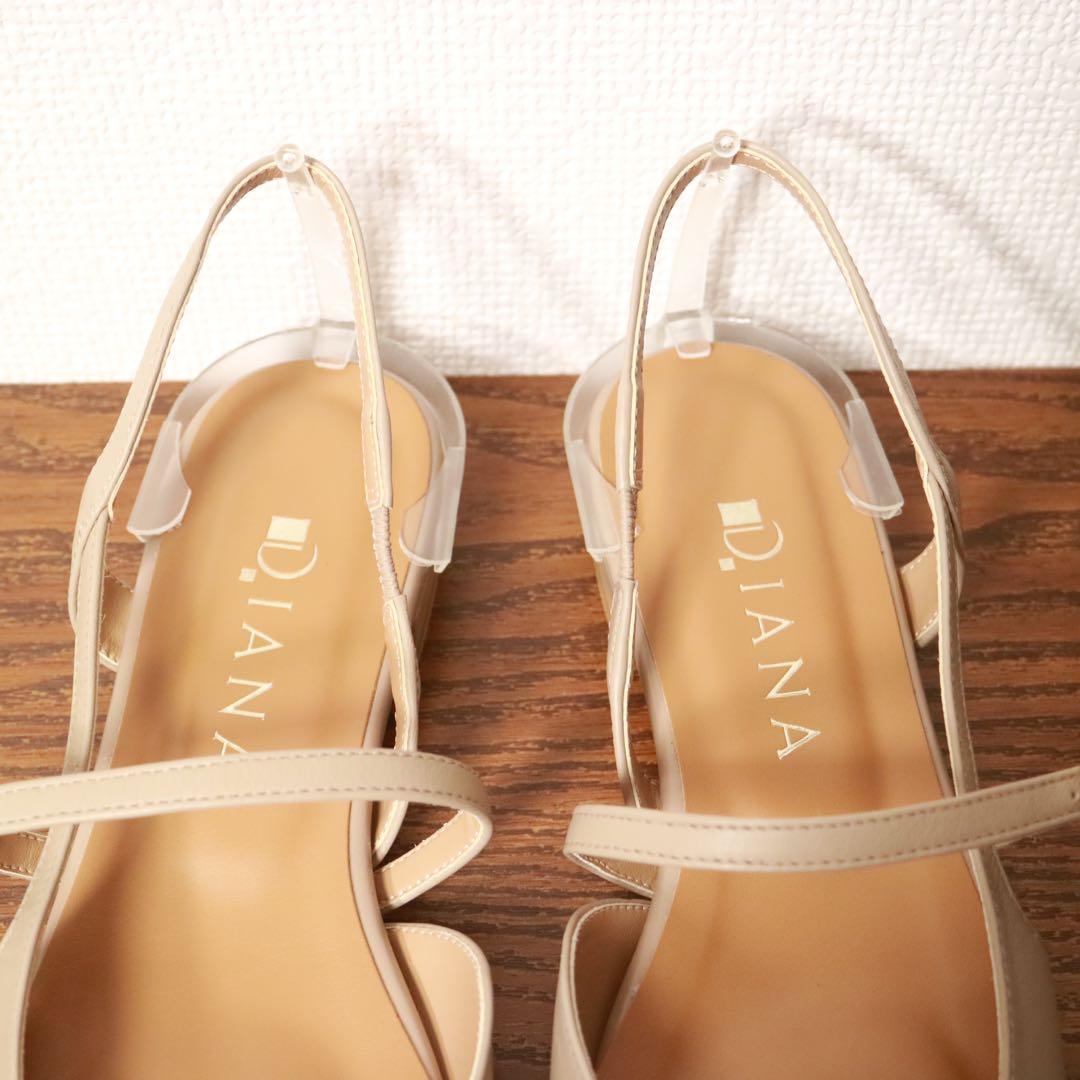 【セール中】試着程度 ダイアナ 23 バックストラップ 定価1.8万円