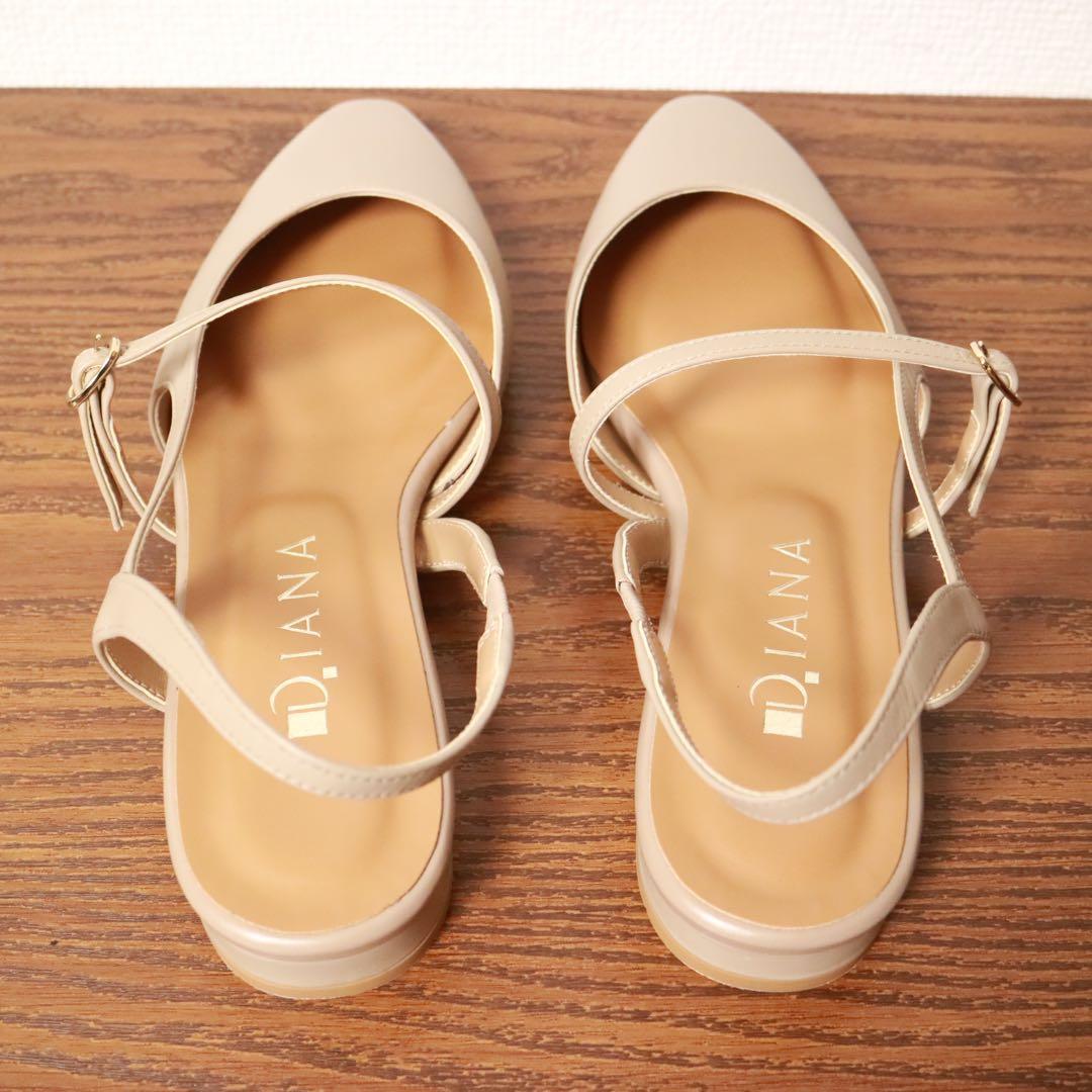 【セール中】試着程度 ダイアナ 23 バックストラップ 定価1.8万円