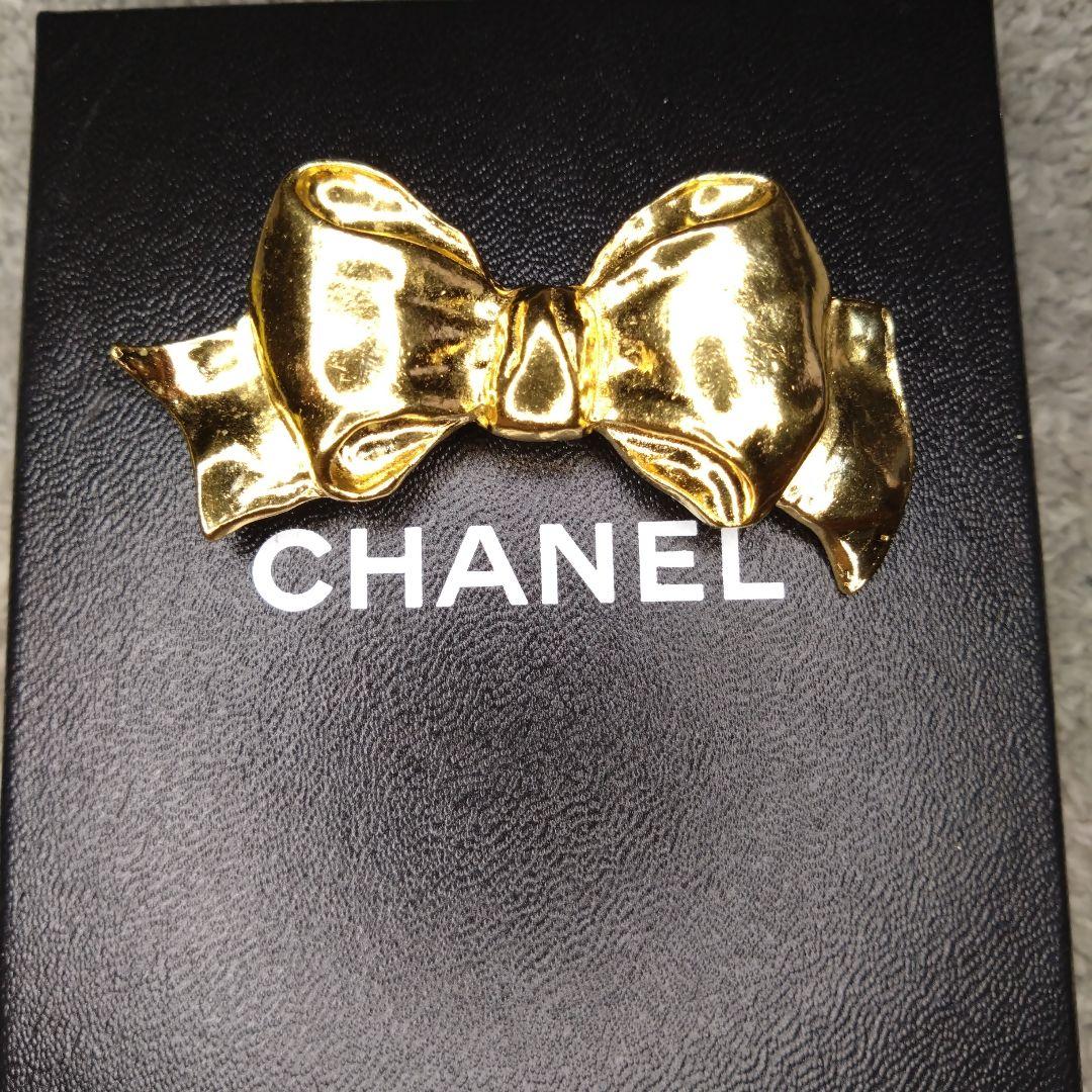 超希少 ヴィンテージ CHANEL リボン ブローチ