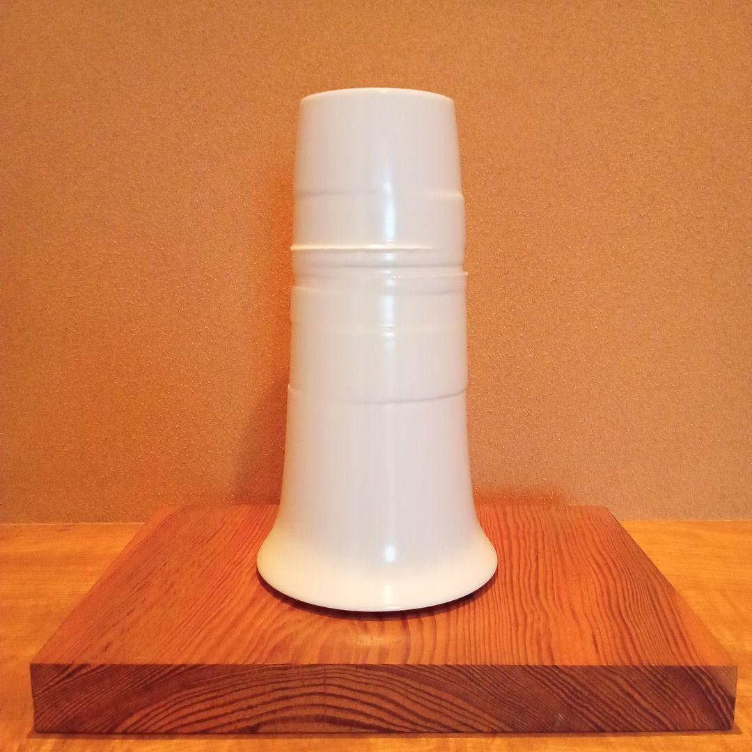 真作 代表作】白瓷壷(個展購入作品) 人間国宝「前田昭博」作