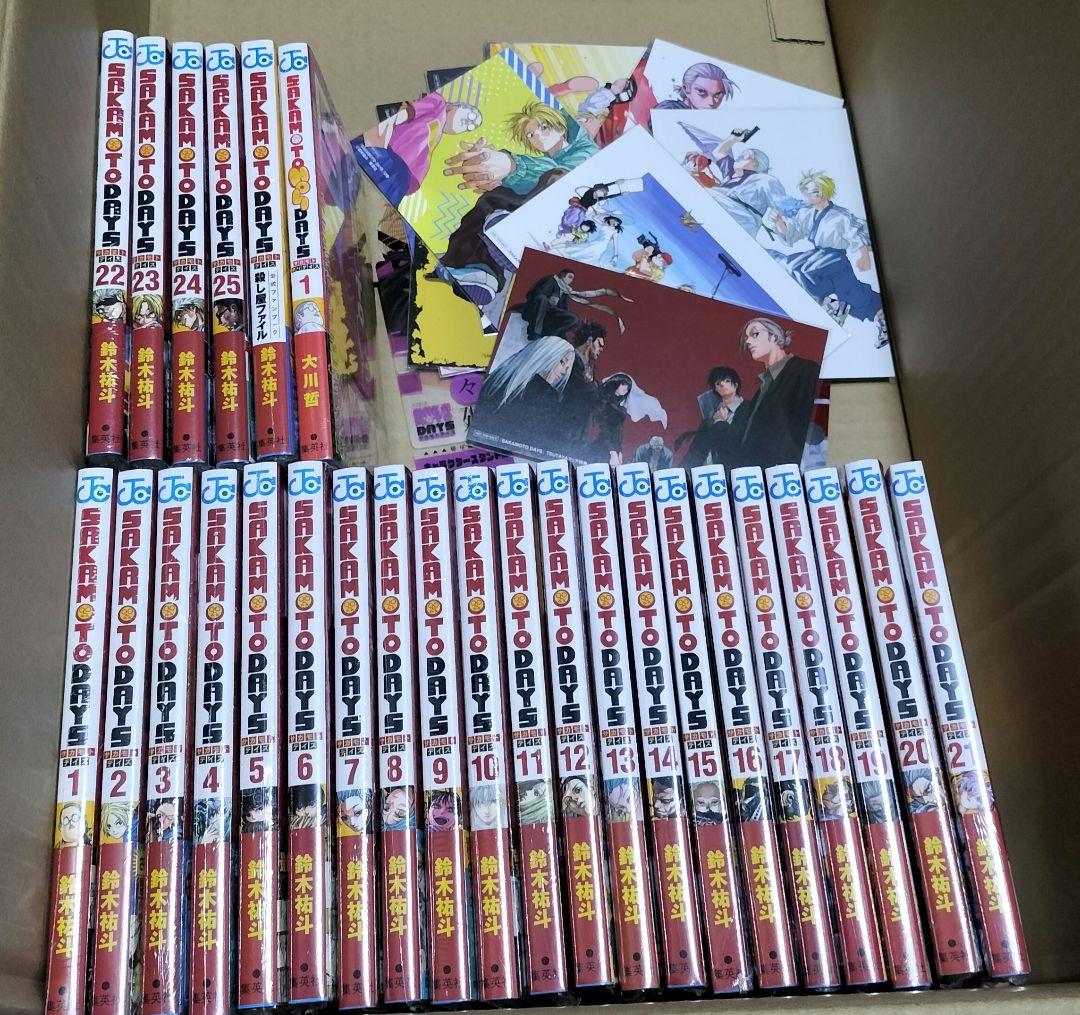 全巻初版】サカモトデイズ1〜25巻＋関連本 特典有り - メルカリ