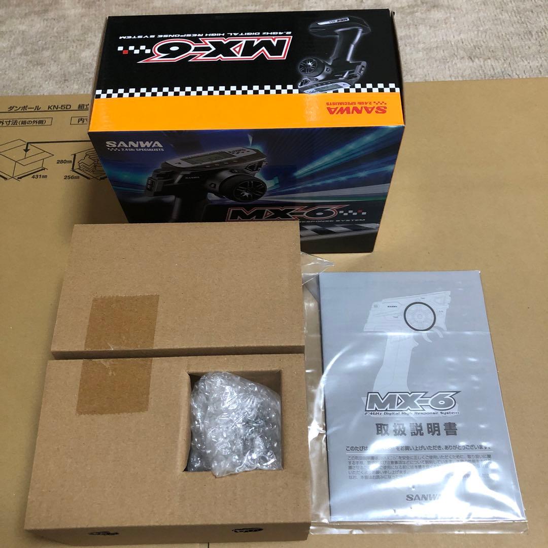 SANWA MX-6 プロポ 送受信機セット 2.4GHz 限りなく美品