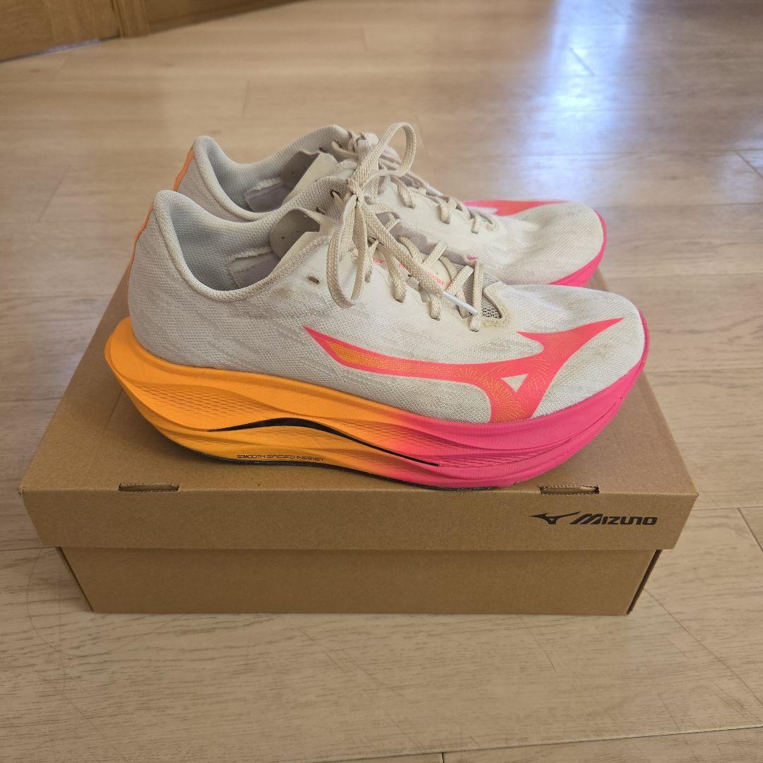 ミズノ ウェーブリベリオンフラッシュ3 26.5cm - メルカリ