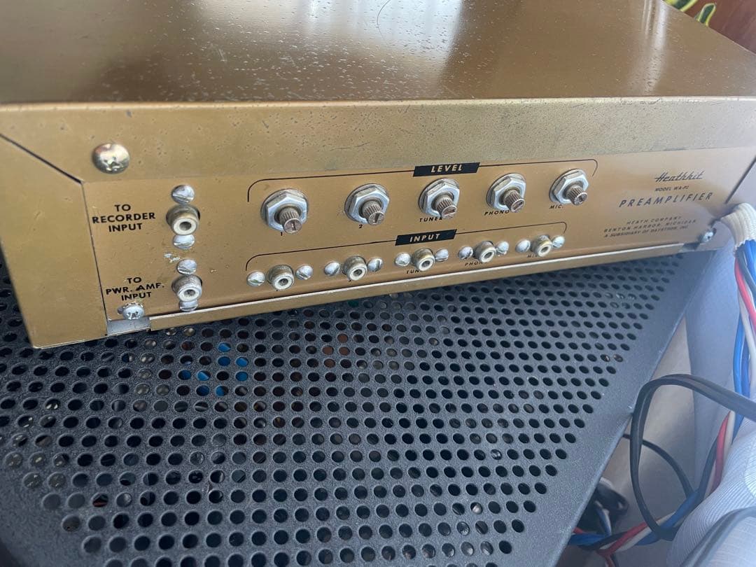 ヒースキット WA-P2 プリアンプ、ナイト パワーアンプ モノラルアンプ