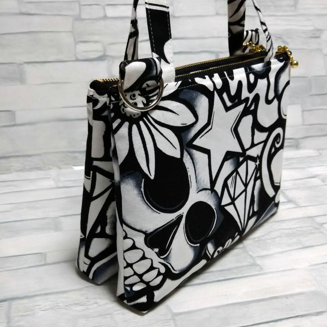 アレキサンダーヘンリー♥ダブルポーチ ハンドメイド ショルダーバッグ