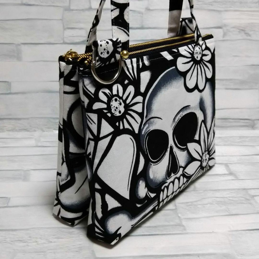 アレキサンダーヘンリー♥ダブルポーチ ハンドメイド ショルダーバッグ