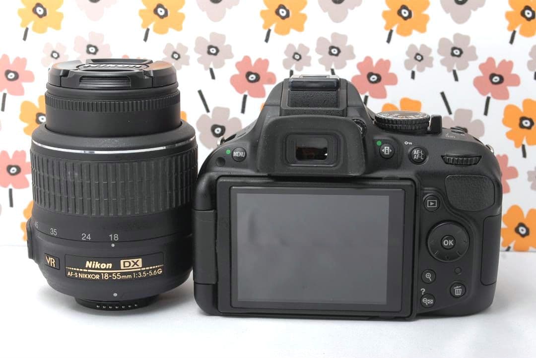 ❤Nikon D5200❤スマホ転送OK❤奇跡のショット数133回！❤美品
