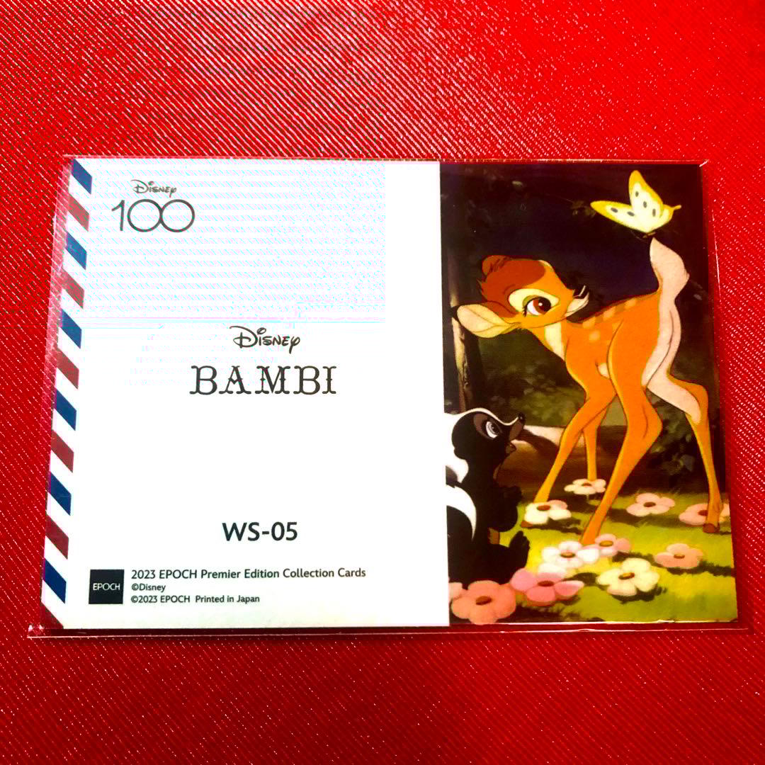 シリアルNo.01/10】ディズニー 100周年カード エポック バンビ - メルカリ
