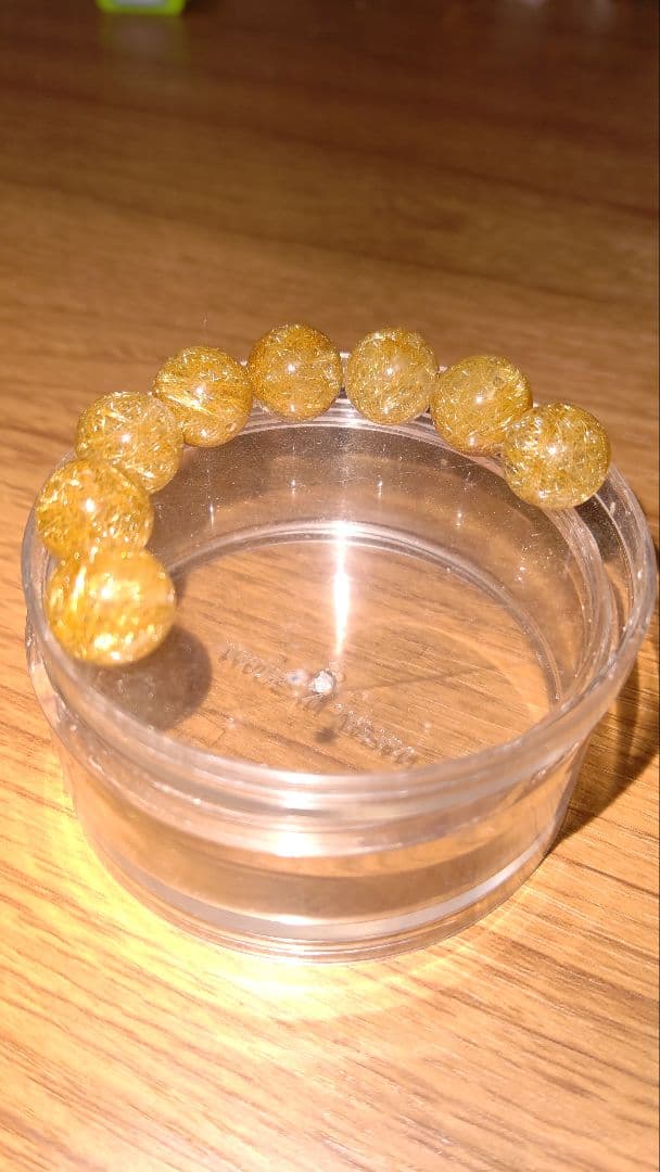 ゴールドルチルAAA 約12.5〜13.0mm 8粒売り