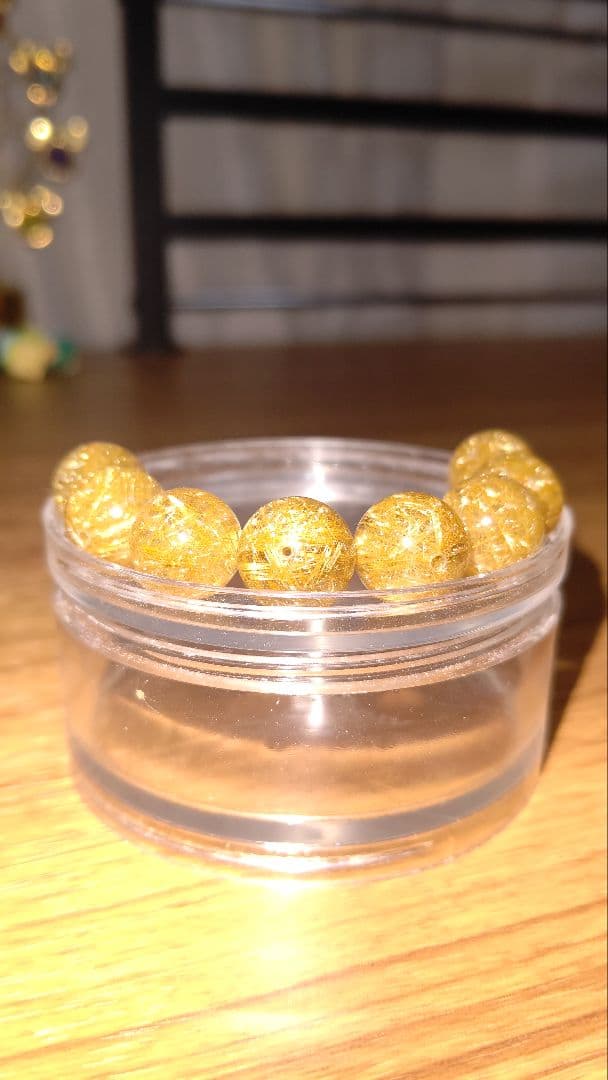 ゴールドルチルAAA 約12.5〜13.0mm 8粒売り