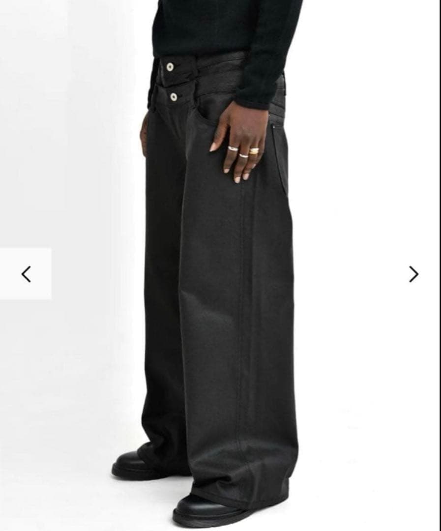 Asapmode Waxed Stacked Pants M エーサップモード - メルカリ