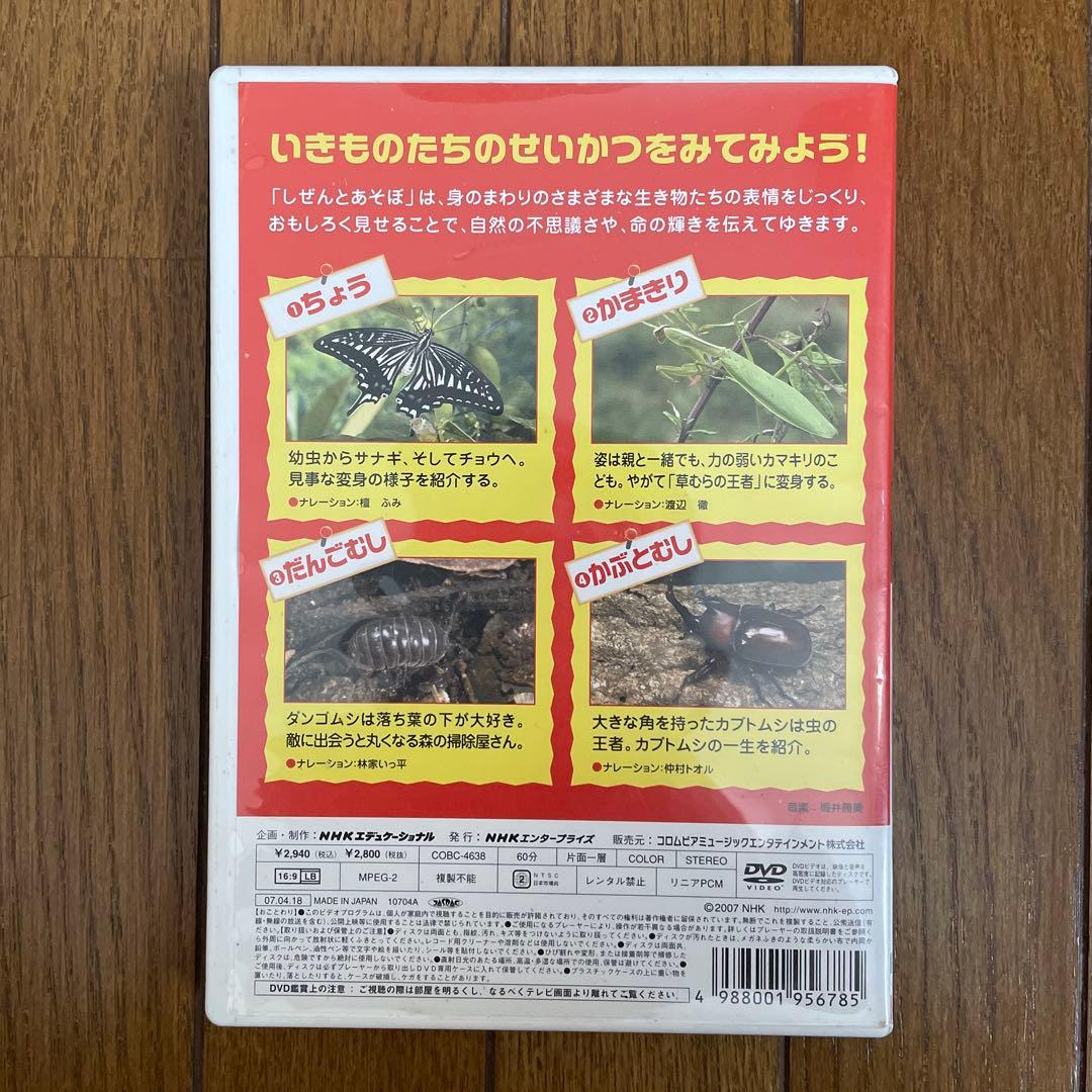 しぜんとあそぼ dvd NHK 虫 教育 教材 - メルカリ